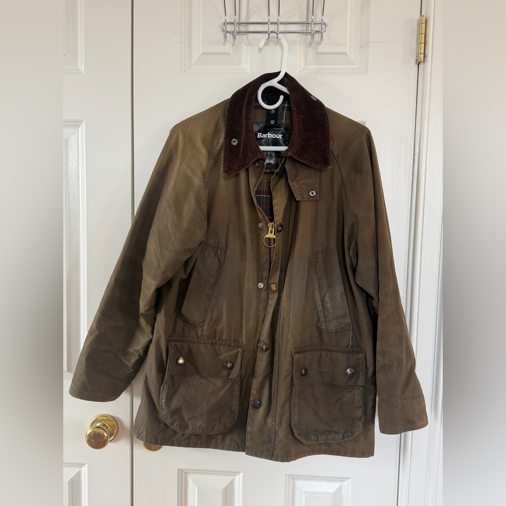 Barbour Olive Beadle Jacket Women’s Size 10